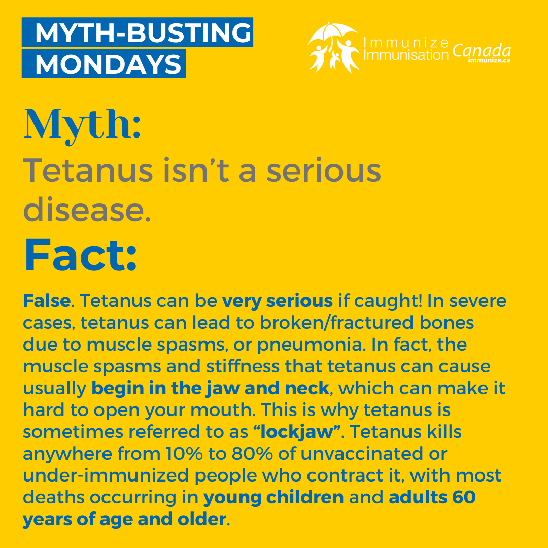Myth-busting Mondays - tetanus - image 5 for Instagram