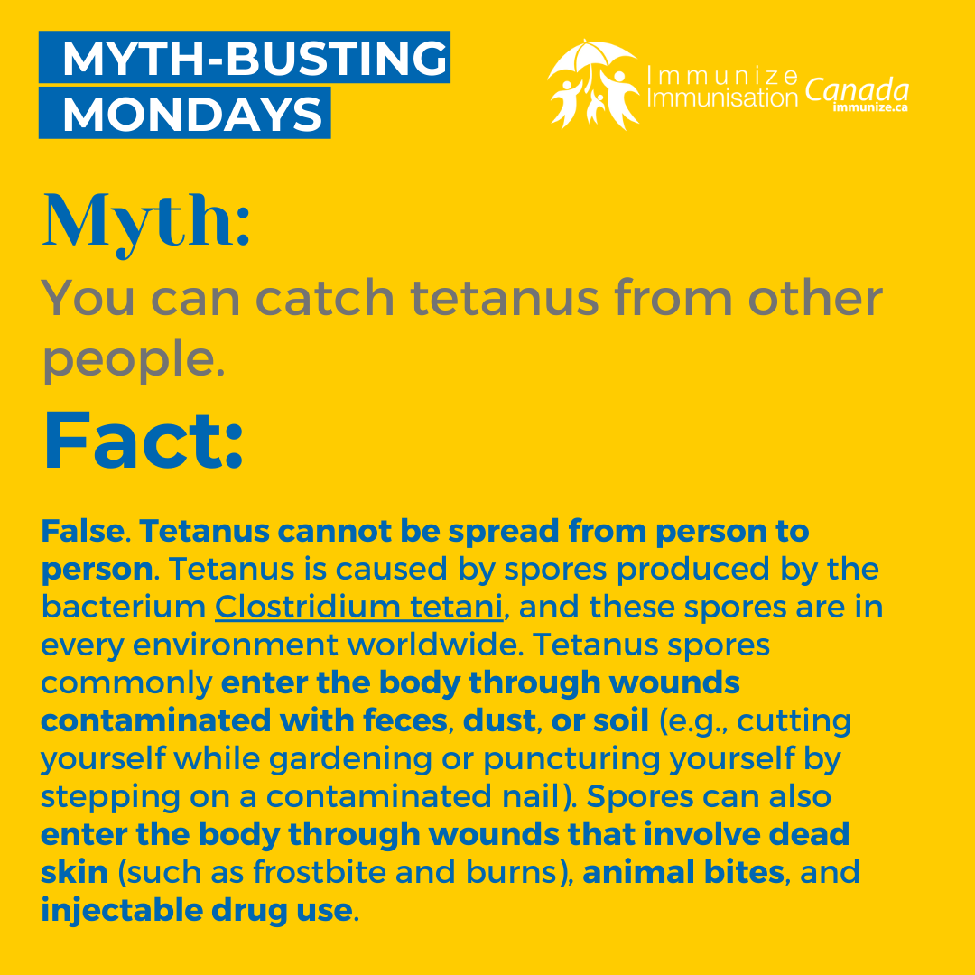 Myth-busting Monday - image 2 for Instagram (tetanus)
