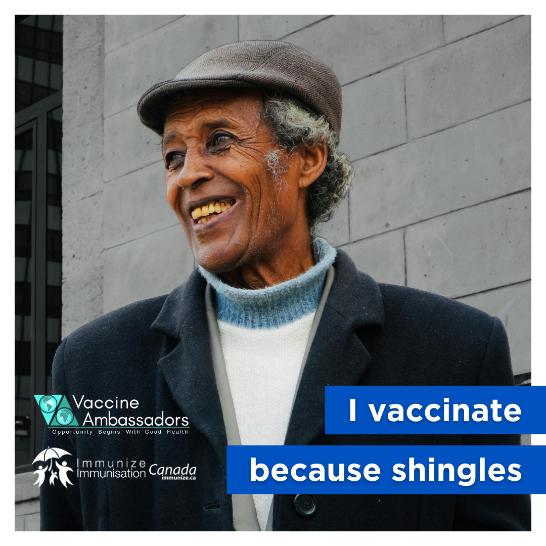 I vaccinate because shingles