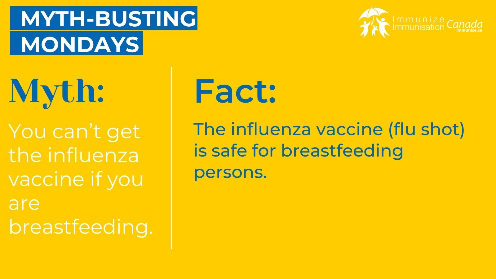 Myth-busting Mondays (Twitter/X) - Influenza 5