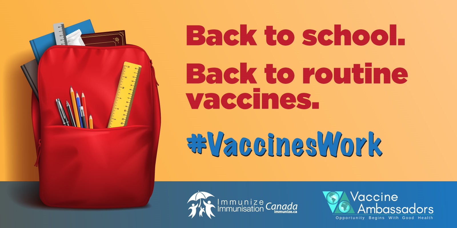 Back to school. Back to routine vaccines.