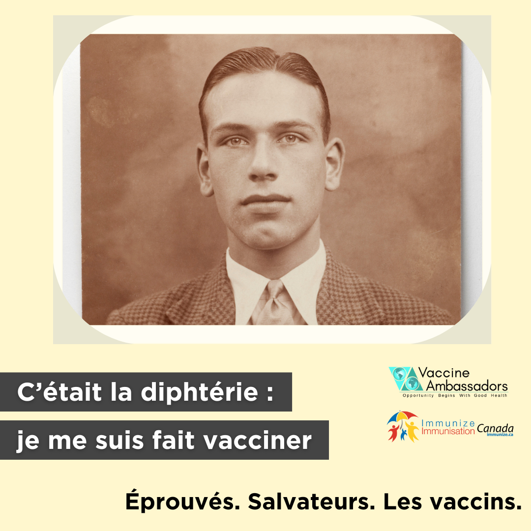 (série rétro) C'était la diphtérie. Je me suis fait vacciner