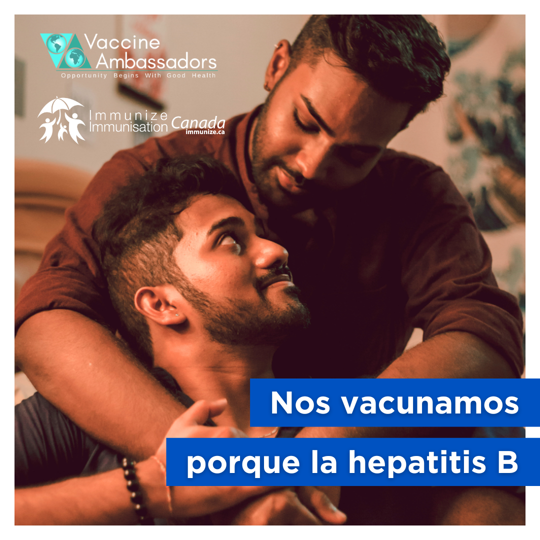 Nos vacunamos porque la hepatitis B