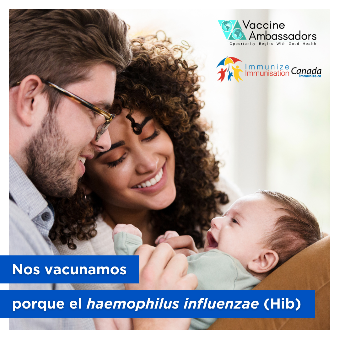 Nos vacunamos porque el haemophilus influenzae (Hib)