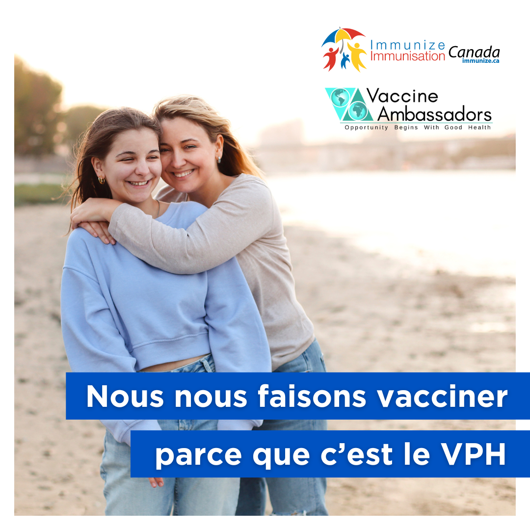 Nous nous faisons vacciner parce que c'est le VPH (image 1)