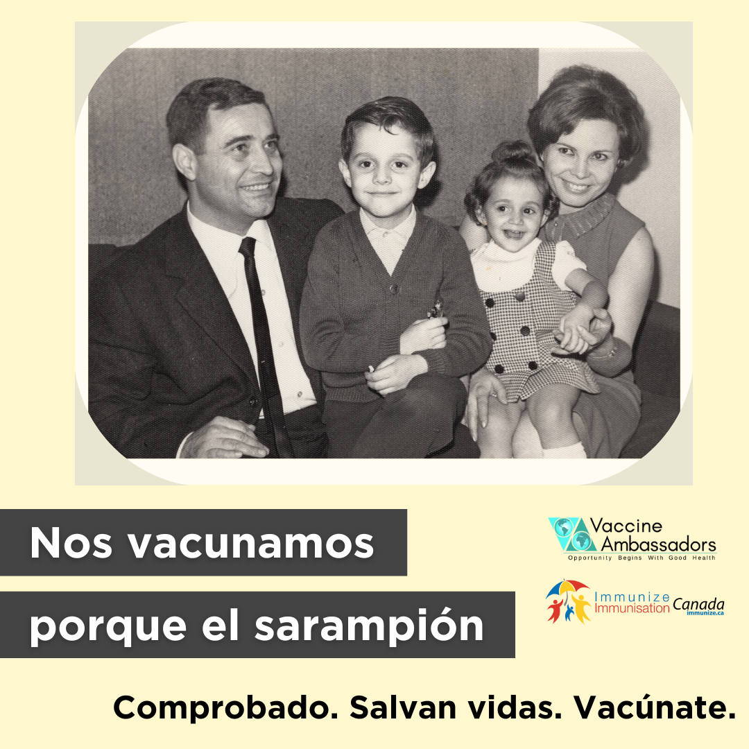 ("Throwback") Nos vacunamos porque el sarampión