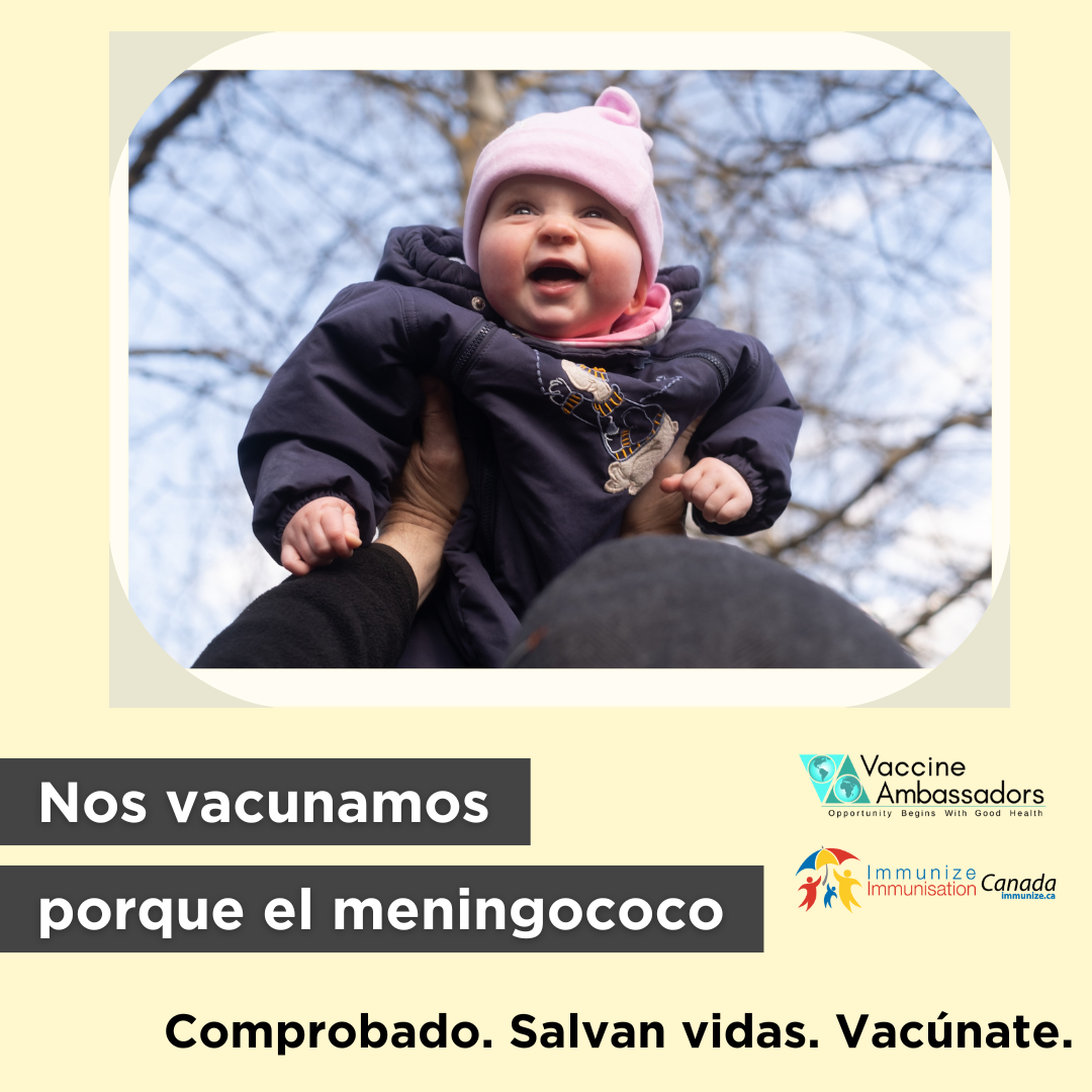 Nos vacunamos porque el meningococo