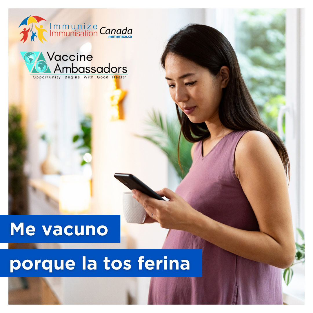 Me vacuno porque la tos ferina