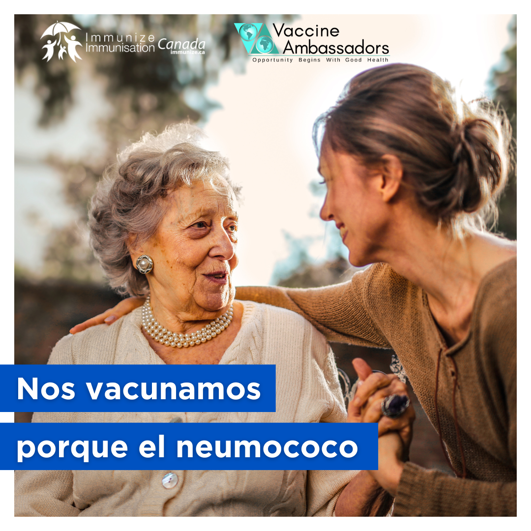 Nos vacunamos porque el neumococo