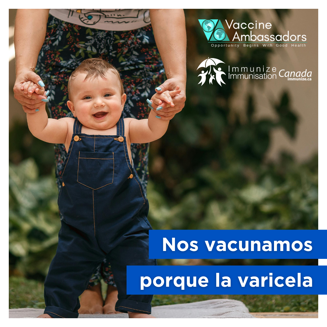 Nos vacunamos porque la varicela