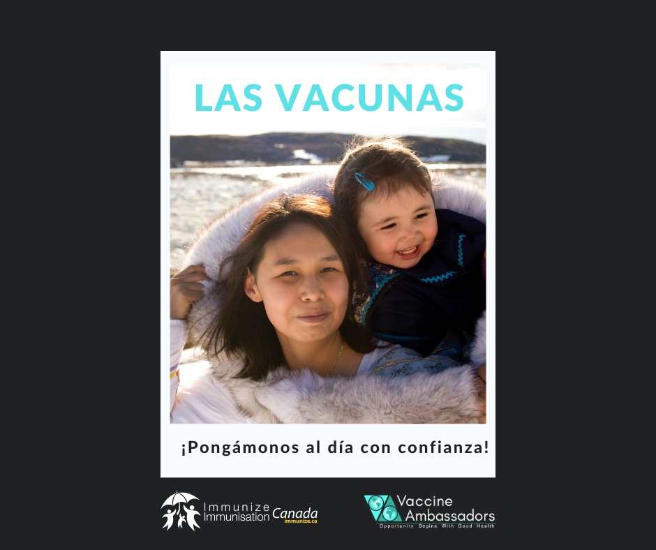 Vaccines: Let's catch up with confidence! - image 1 for Facebook, in Spanish