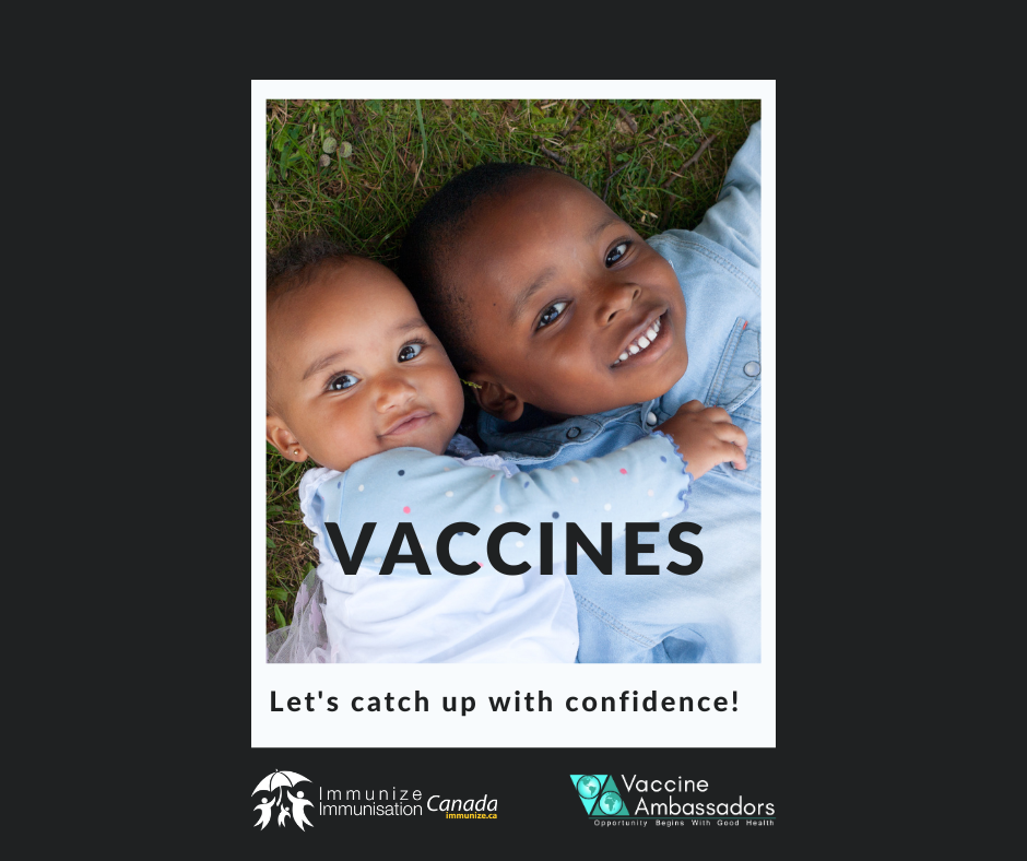 Vaccines: Let's catch up with confidence! - image 3 for Facebook
