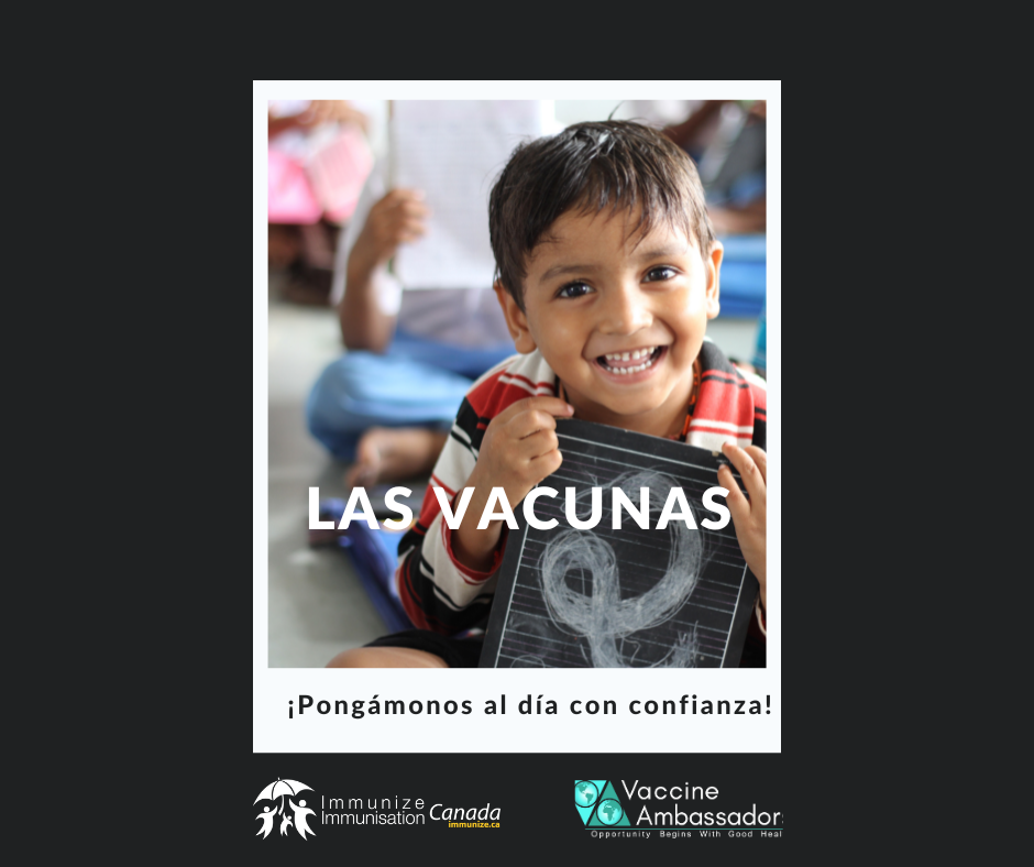 Vaccines: Let's catch up with confidence! - image 4 for Facebook, in Spanish