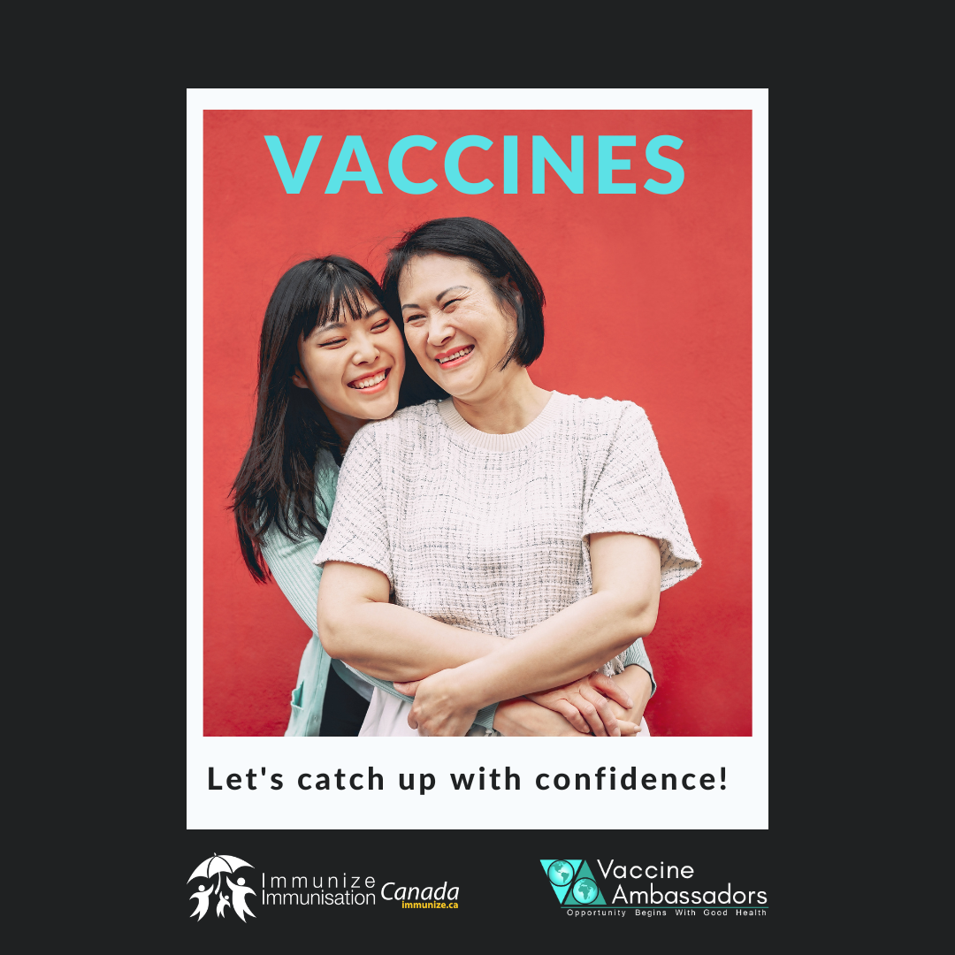 Vaccines: Let's catch up with confidence! - image 12 for Twitter/Instagram