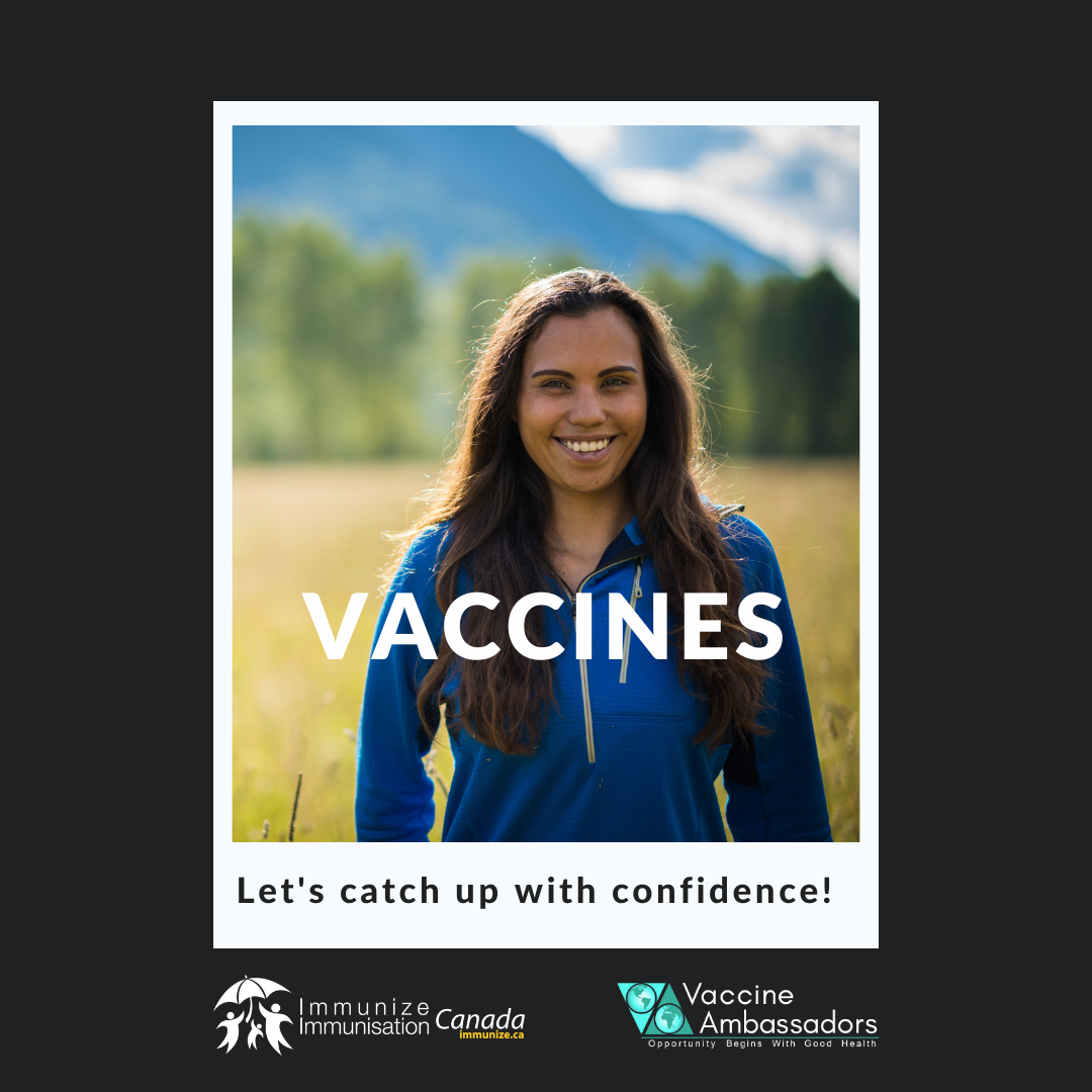 Vaccines: Let's catch up with confidence! - image 13 for Twitter/Instagram