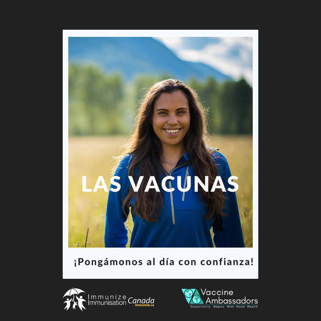 Vaccines: Let's catch up with confidence! - image 13 for Twitter/Instagram, in Spanish