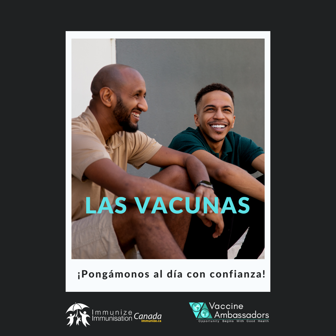 Vaccines: Let's catch up with confidence! - image 15 for Twitter/Instagram, in Spanish
