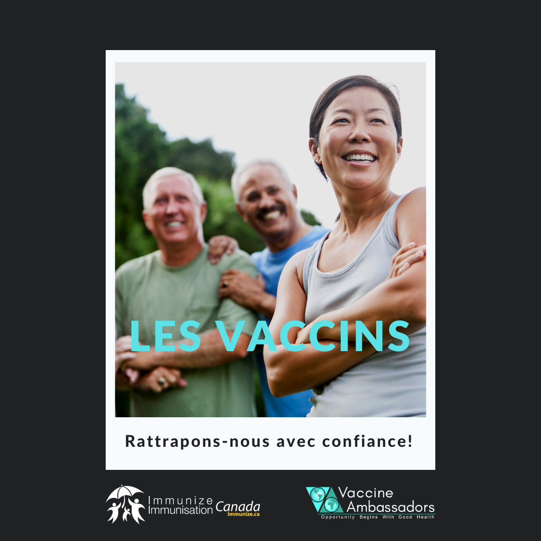 Les vaccins : Rattrapons-nous avec confiance! - image 17 pour Twitter/Instagram