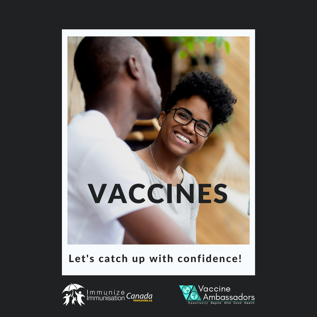 Vaccines: Let's catch up with confidence! - image 18 for Twitter/Instagram
