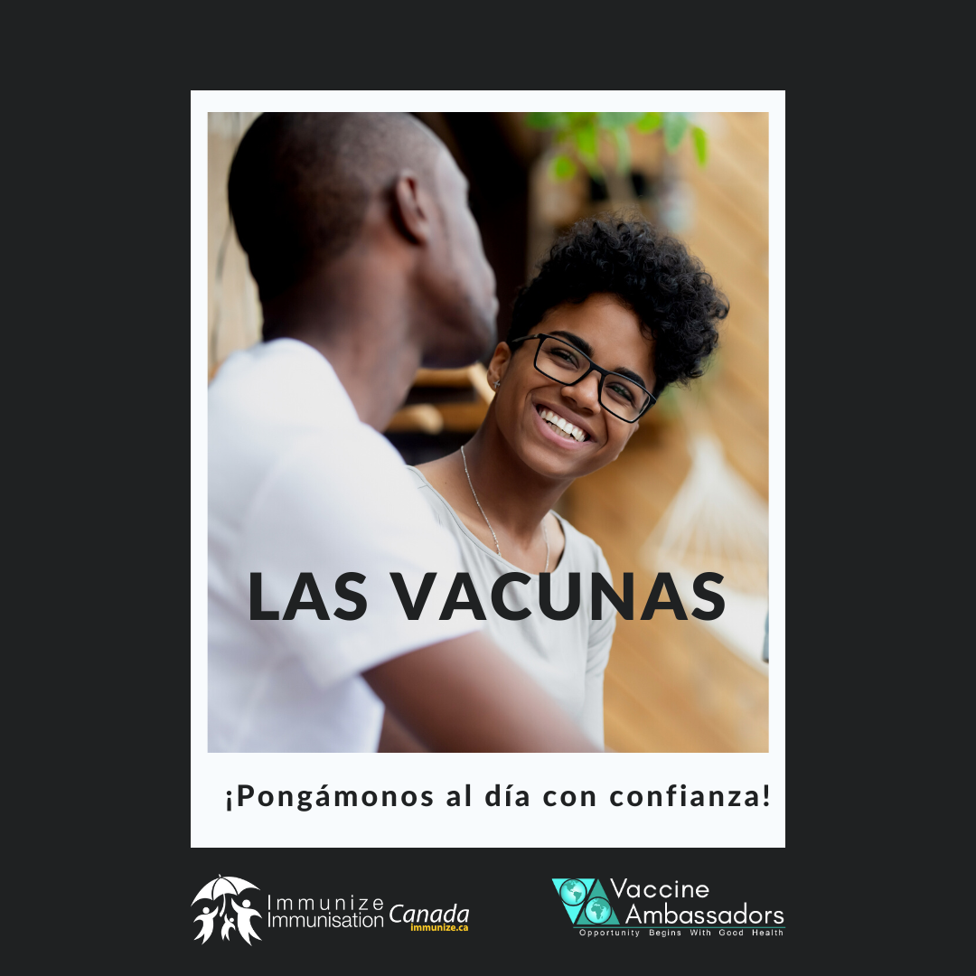 Vaccines: Let's catch up with confidence! - image 18 for Twitter/Instagram, in Spanish