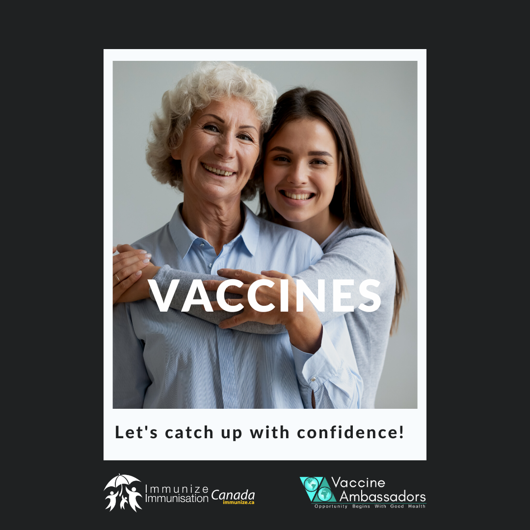 Vaccines: Let's catch up with confidence! - image 19 for Twitter/Instagram