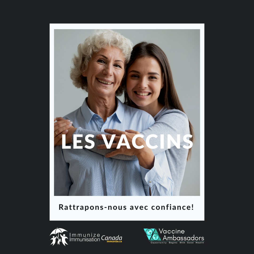 Les vaccins : Rattrapons-nous avec confiance! - image 19 pour Twitter/Instagram