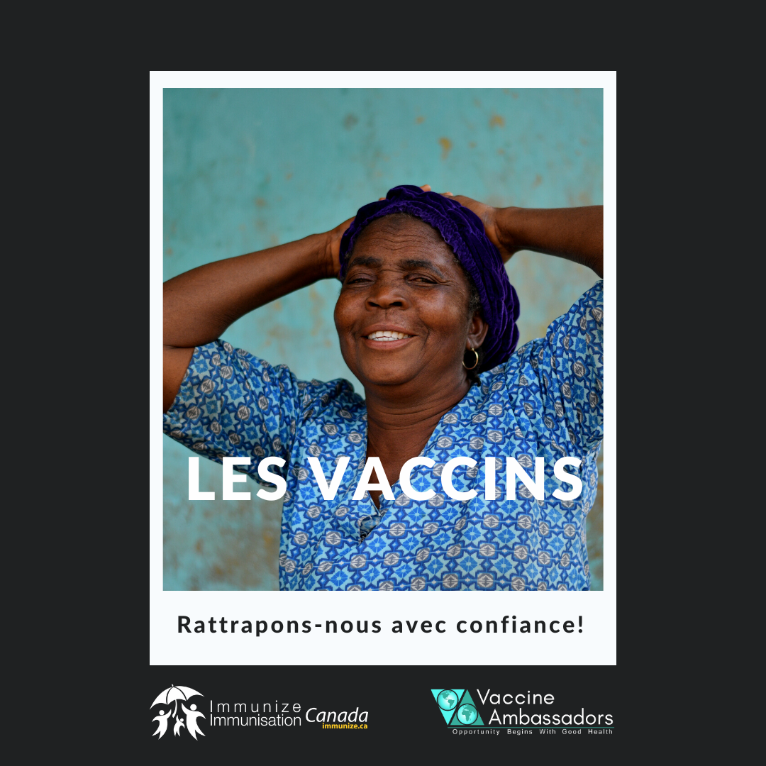 Les vaccins : Rattrapons-nous avec confiance! - image 20 pour Twitter/Instagram