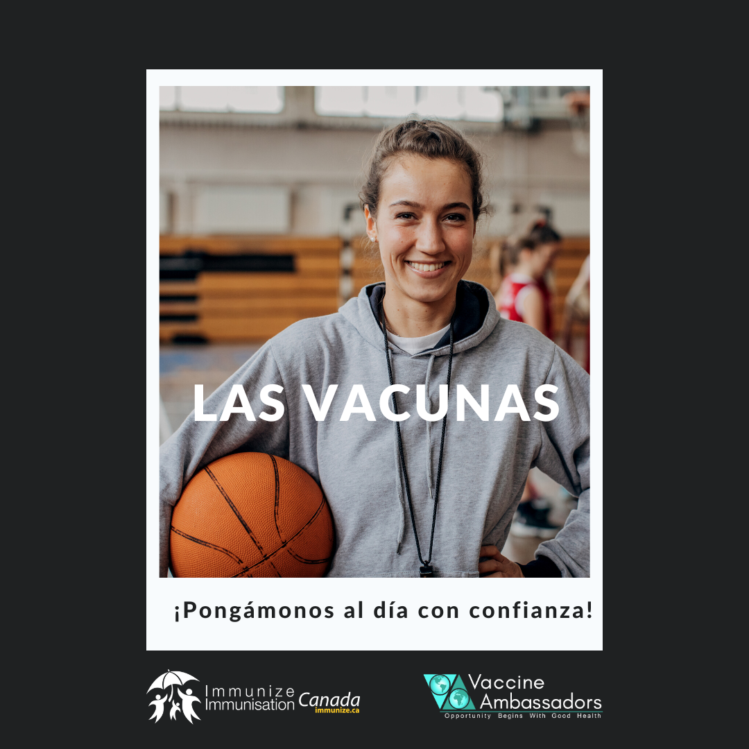 Vaccines: Let's catch up with confidence! - image 29 for Twitter/Instagram, in Spanish