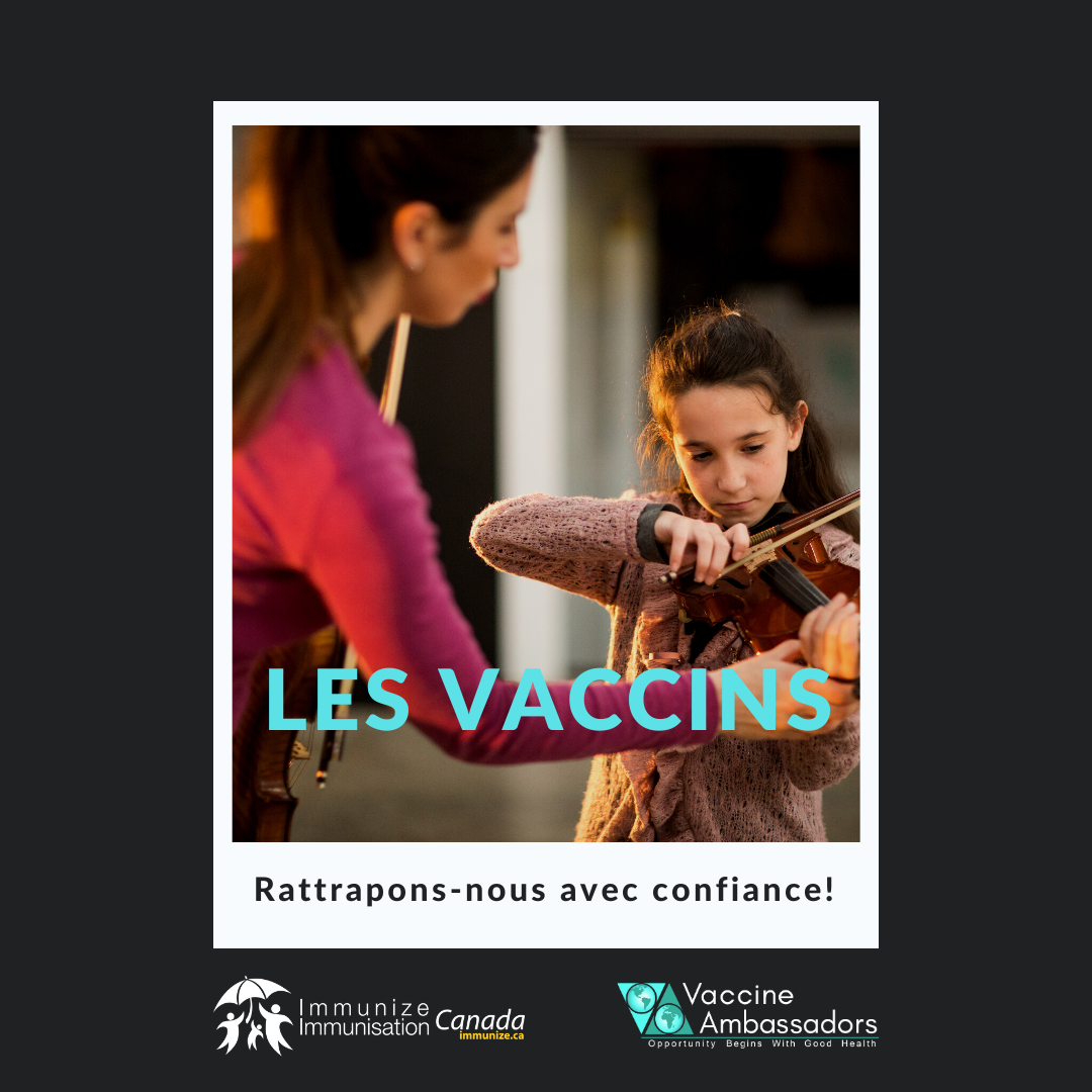 Les vaccins : Rattrapons-nous avec confiance! - image 32 pour Twitter/Instagram