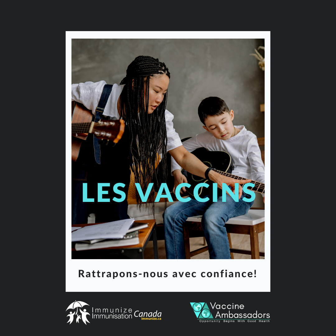 Les vaccins : Rattrapons-nous avec confiance! - image 33 pour Twitter/Instagram