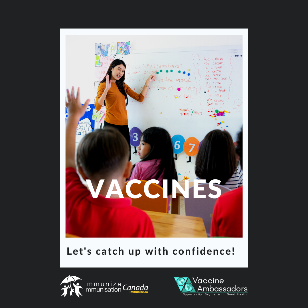 Vaccines: Let's catch up with confidence! - image 36 for Twitter/Instagram