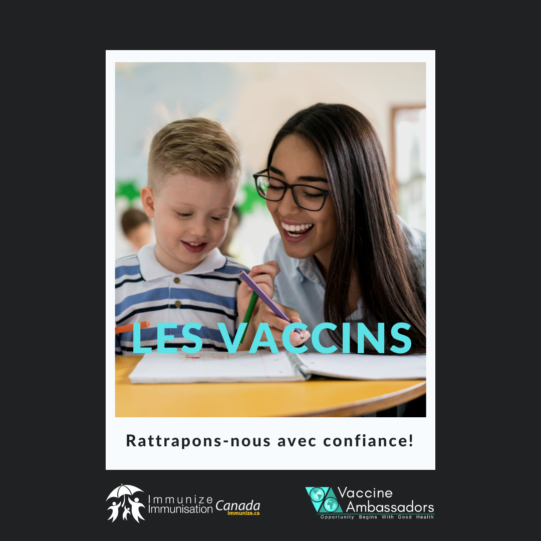 Les vaccins : Rattrapons-nous avec confiance! - image 37 pour Twitter/Instagram