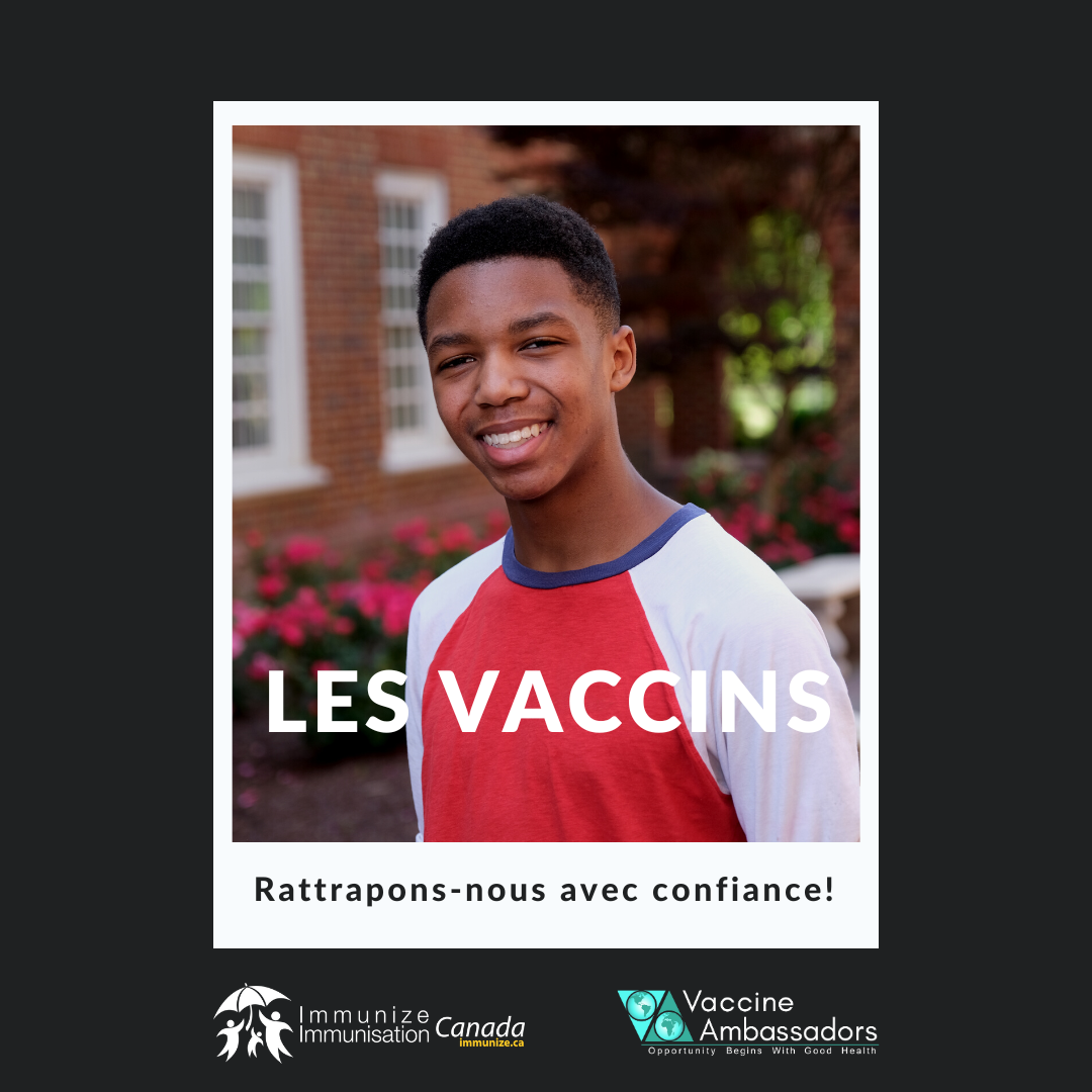 Les vaccins : Rattrapons-nous avec confiance! - image 38 pour Twitter/Instagram