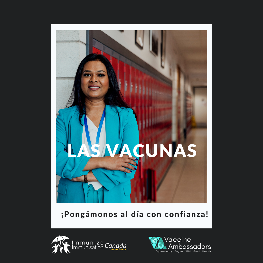Vaccines: Let's catch up with confidence! - image 39 for Twitter/Instagram, in Spanish