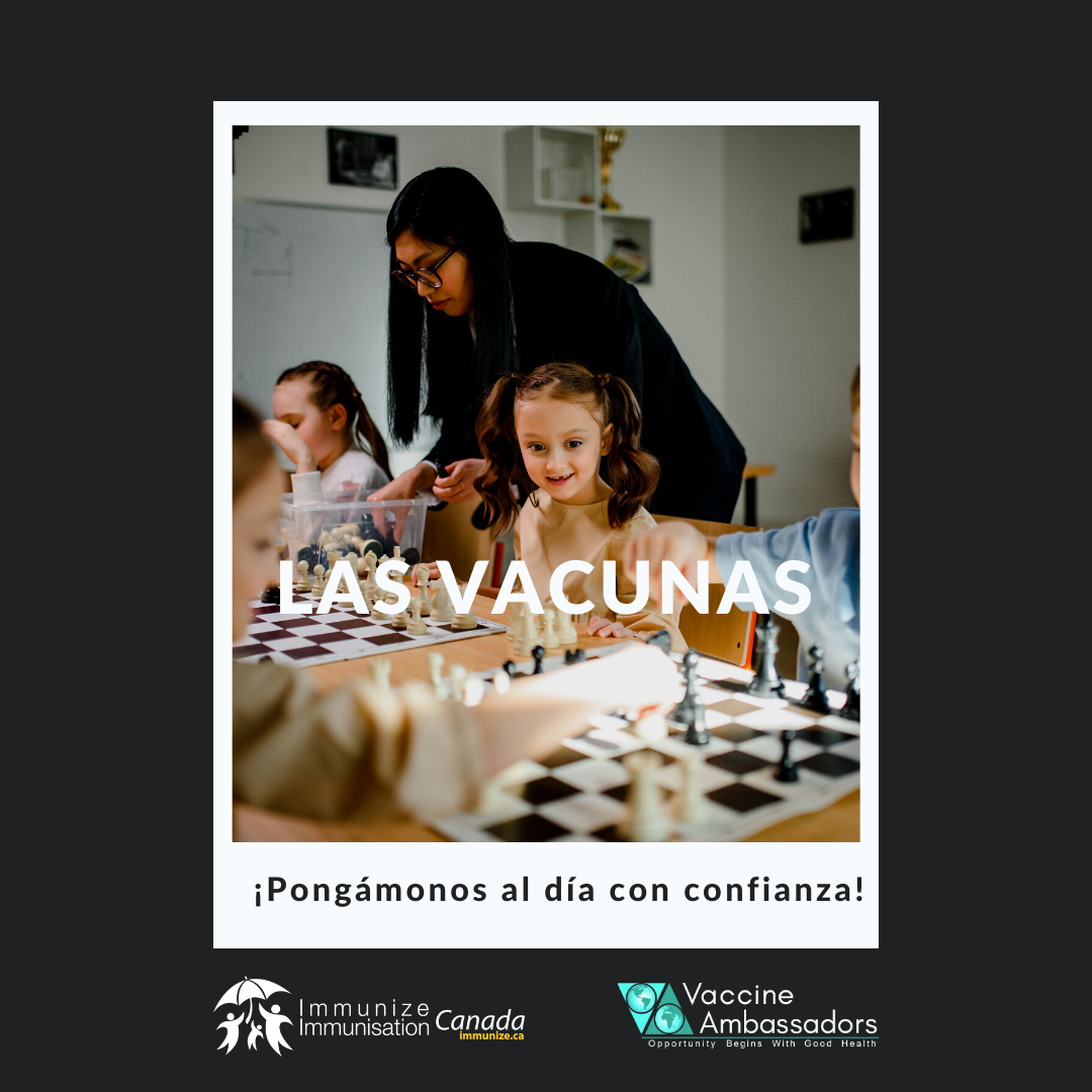 Vaccines: Let's catch up with confidence! - image 41 for Twitter/Instagram, in Spanish