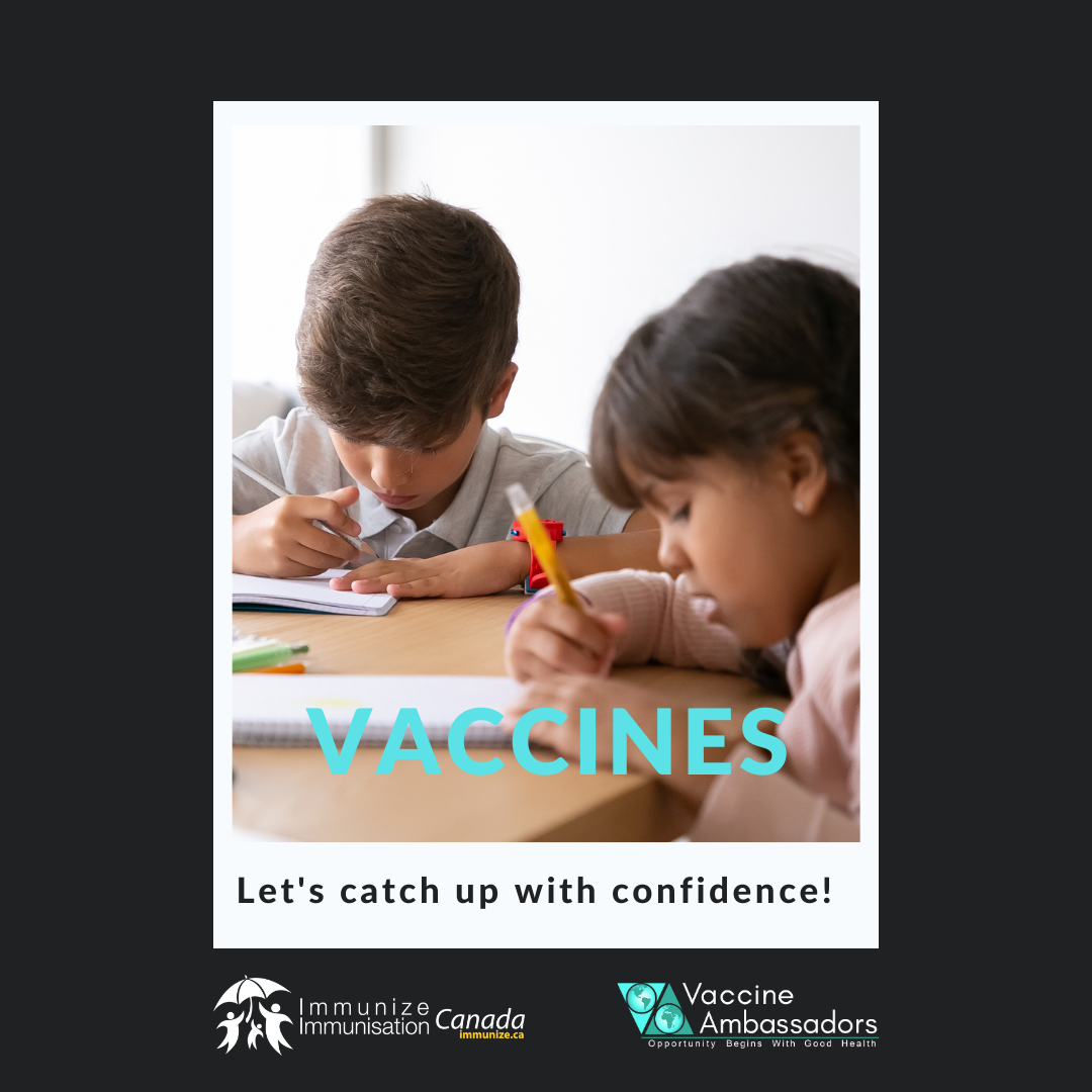 Vaccines: Let's catch up with confidence! - image 42 for Twitter/Instagram