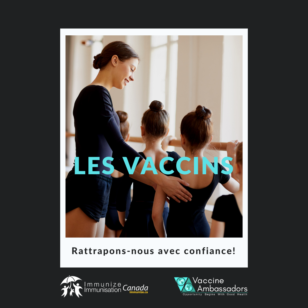 Les vaccins : Rattrapons-nous avec confiance! - image 43 pour Twitter/Instagram
