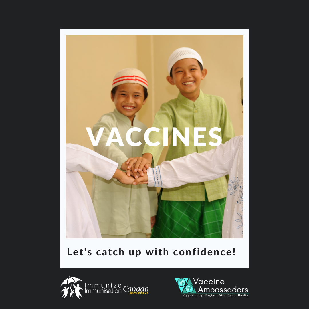 Vaccines: Let's catch up with confidence! - image 44 for Twitter/Instagram