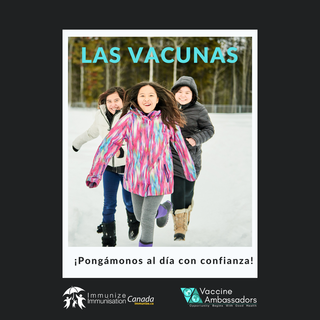 Vaccines: Let's catch up with confidence! - image 45 for Twitter/Instagram, in Spanish