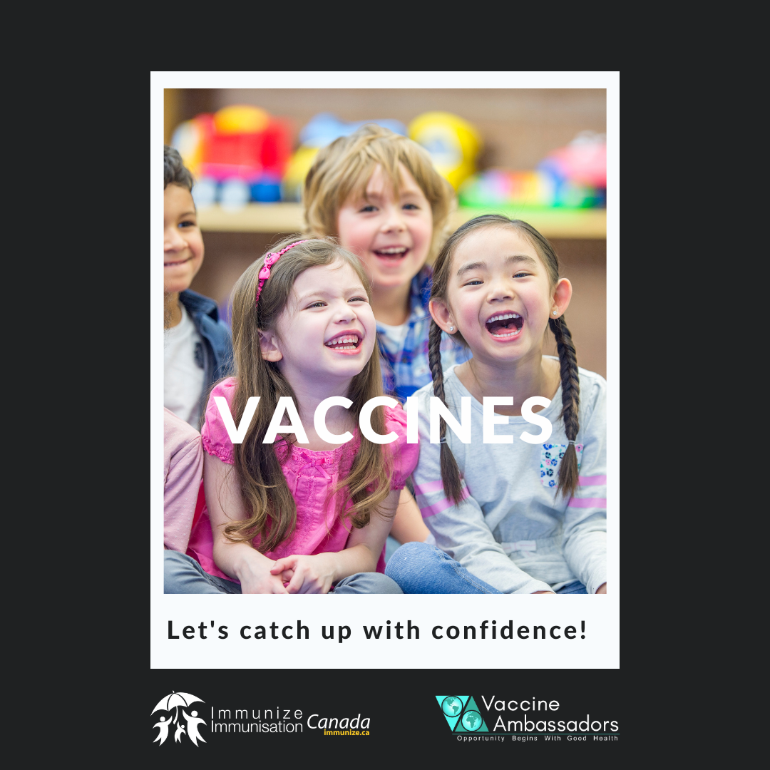 Vaccines: Let's catch up with confidence! - image 5 for Twitter/Instagram