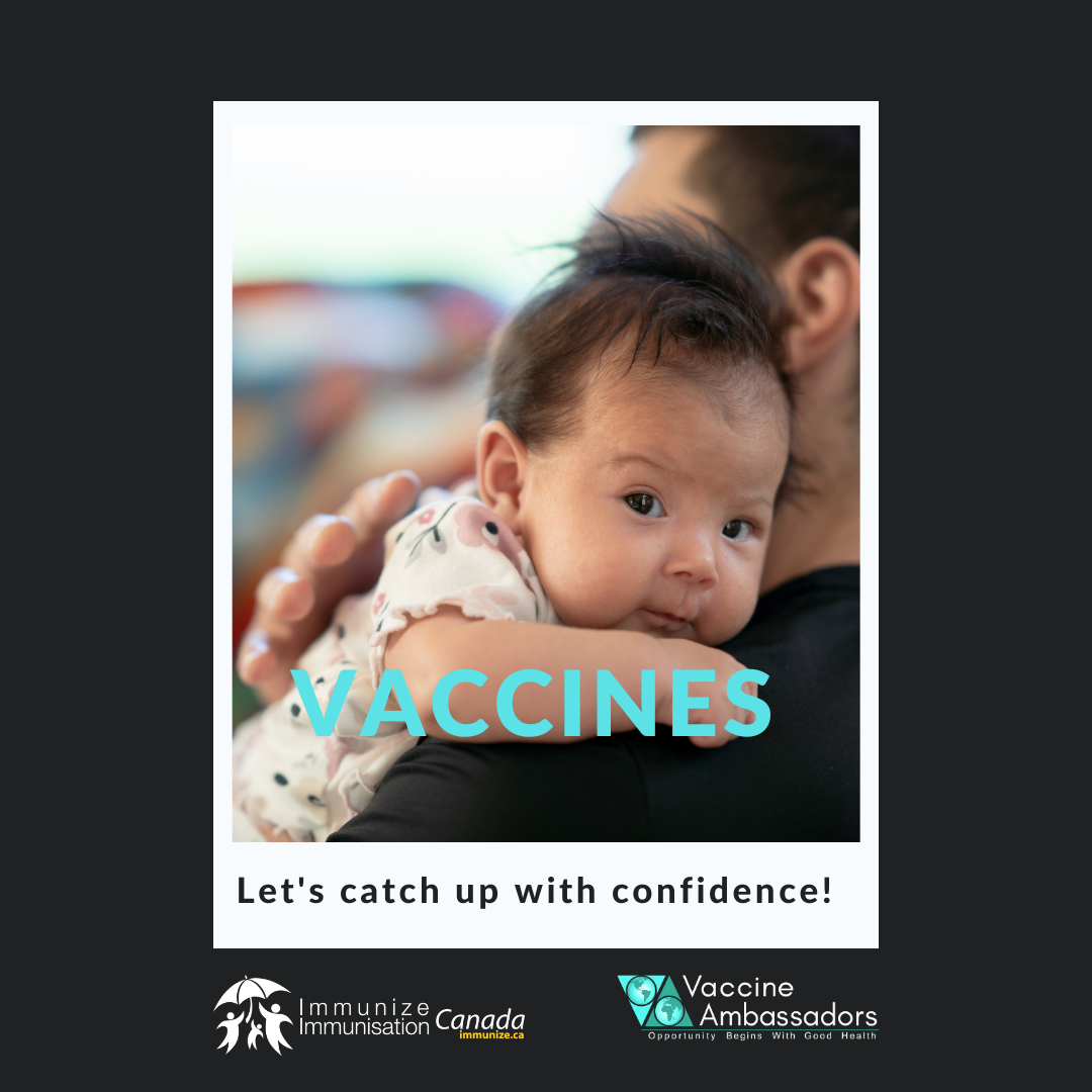Vaccines: Let's catch up with confidence! - image 7 for Twitter/Instagram