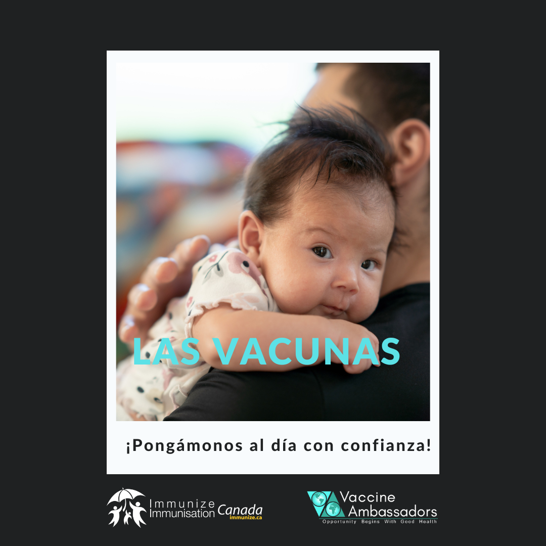 Vaccines: Let's catch up with confidence! - image 7 for Twitter/Instagram, in Spanish