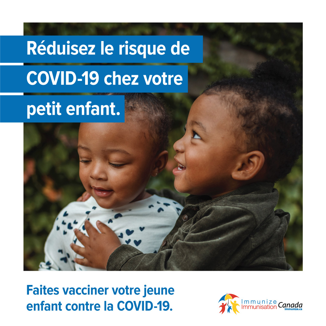 Réduisez le risque de COVID-19 chez votre petit enfant (image pour médias sociaux 2 pour Instagram)
