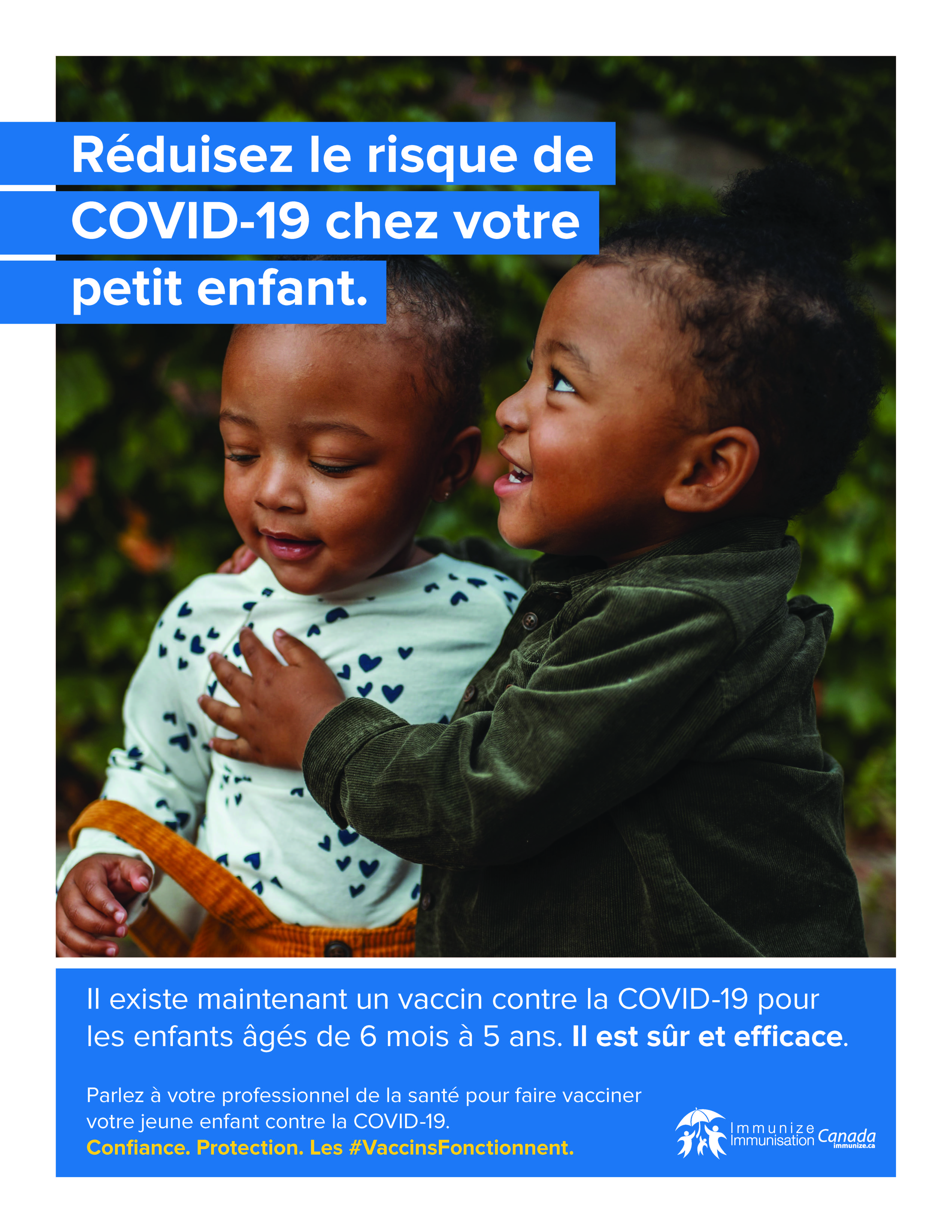 Réduisez le risque de COVID-19 chez votre petit enfant (image pour médias sociaux 2 pour Facebook)