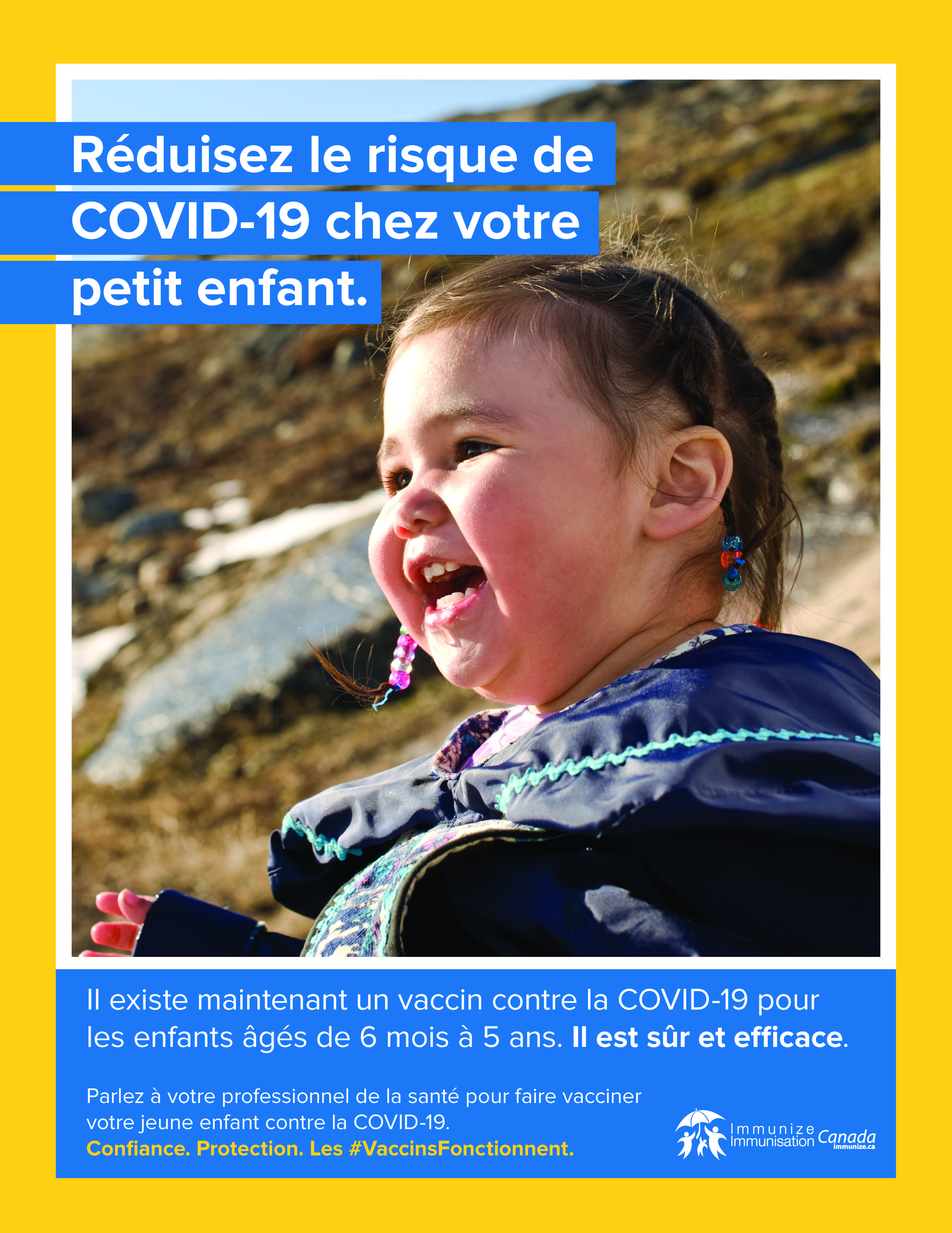 Réduisez le risque de COVID-19 chez votre petit enfant (affiche 4)