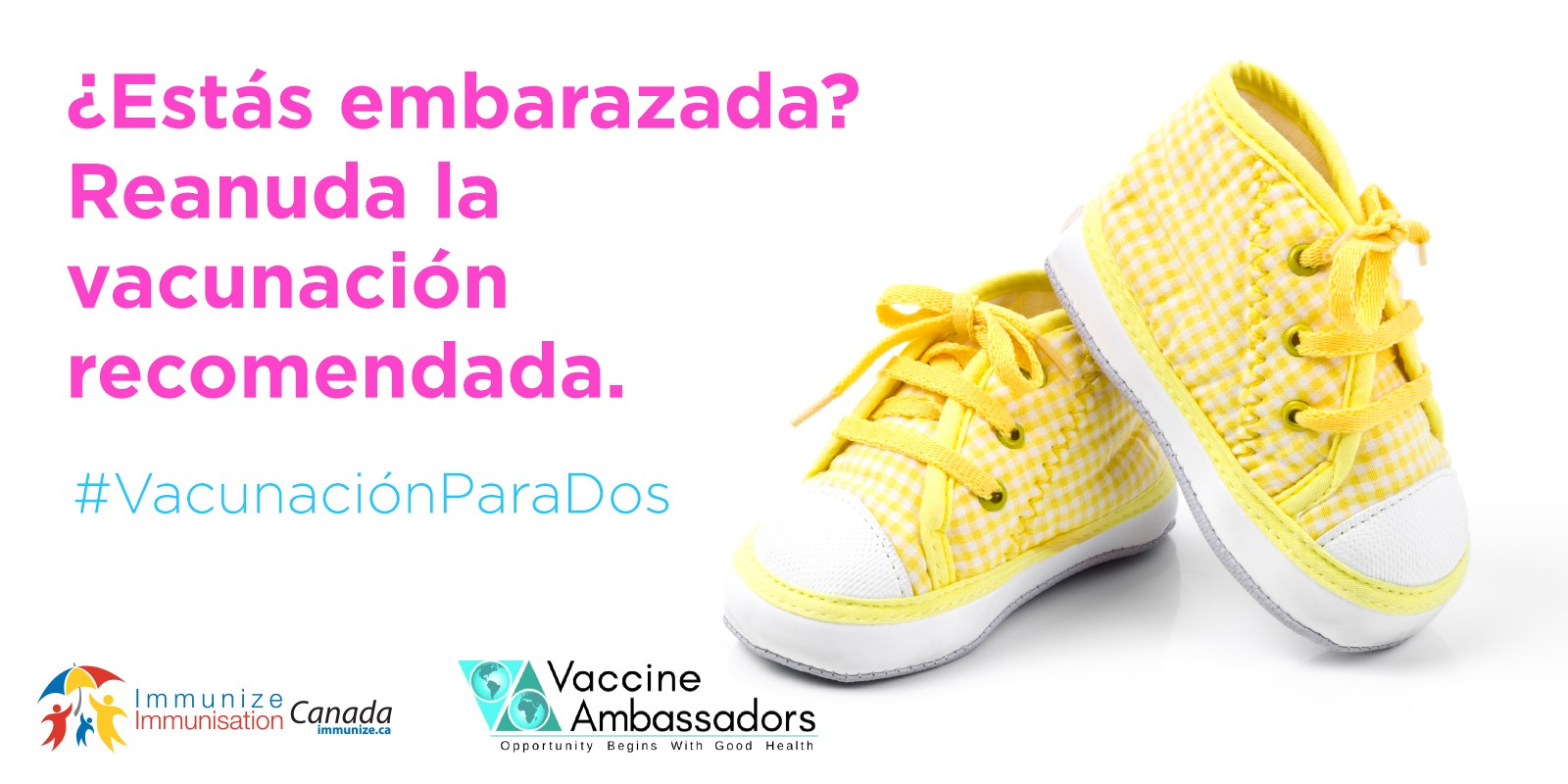 Expecting a baby? Get back on track with recommended vaccines - Spanish