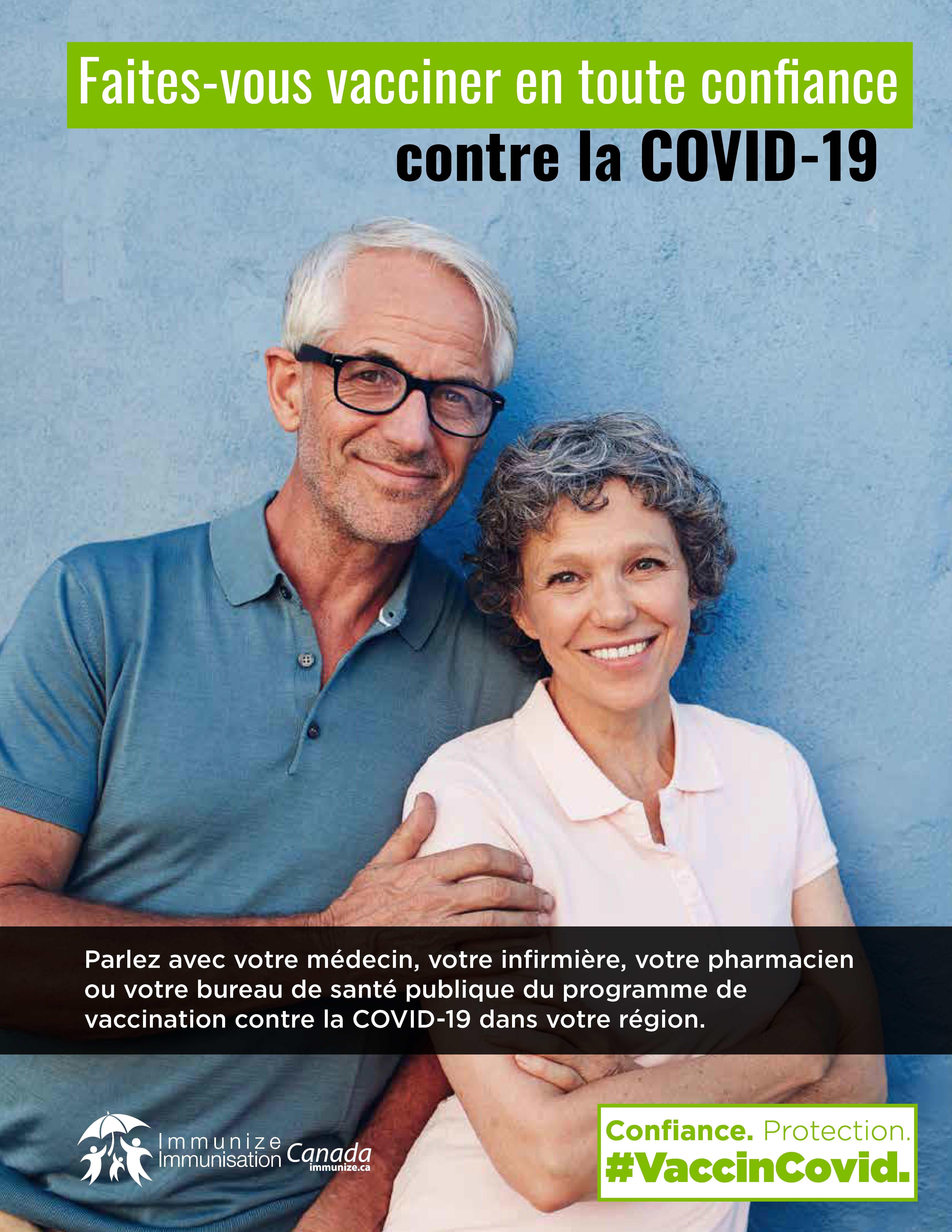 Faites-vous vacciner en toute confiance contre la COVID-19 : les adultes de 55 ans et plus