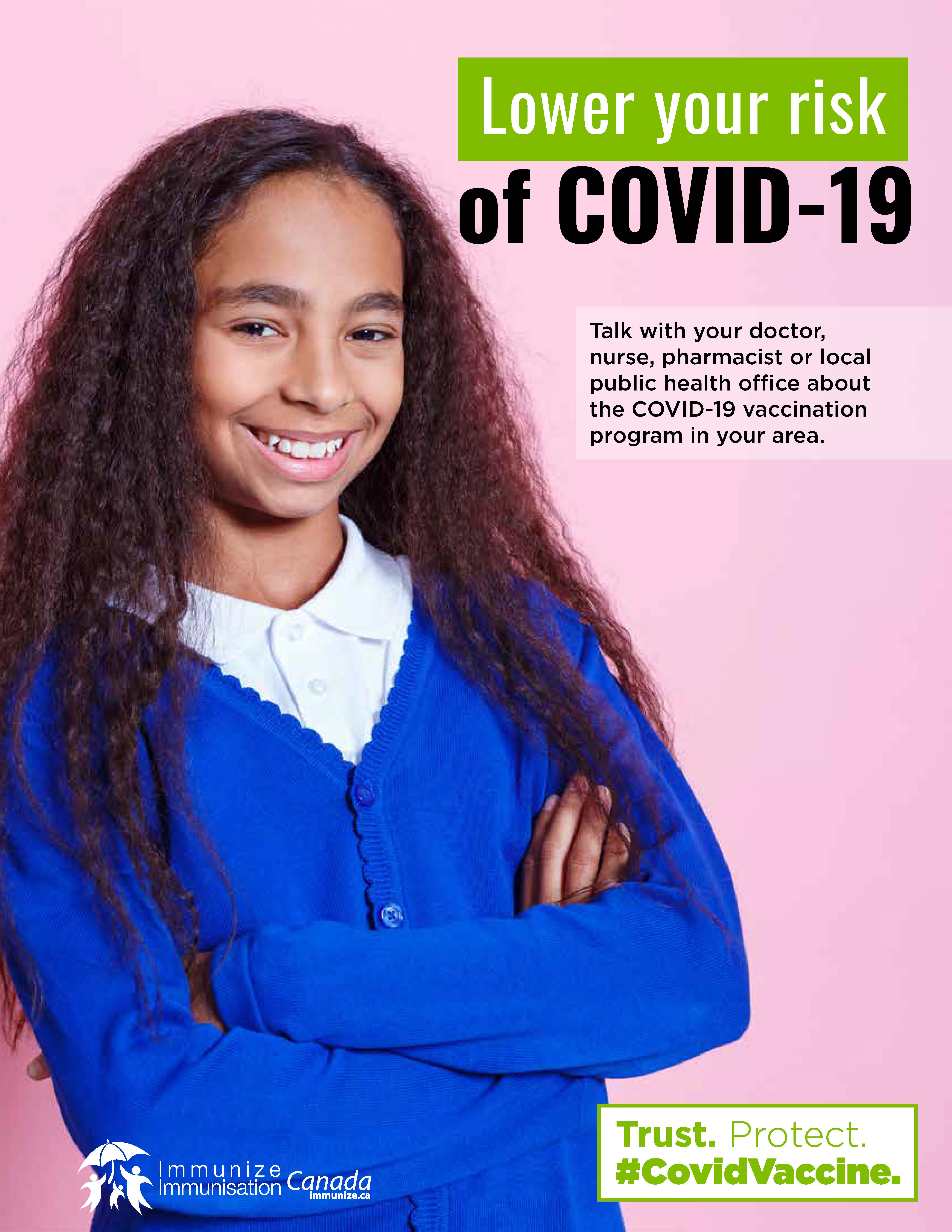 Lower your risk of COVID-19: teens