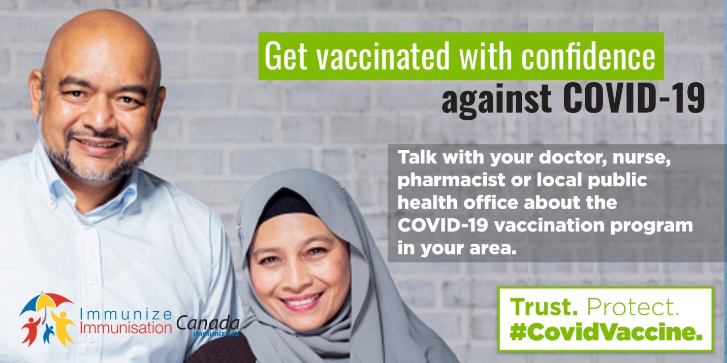 Get vaccinated with confidence against COVID-19: 55 plus