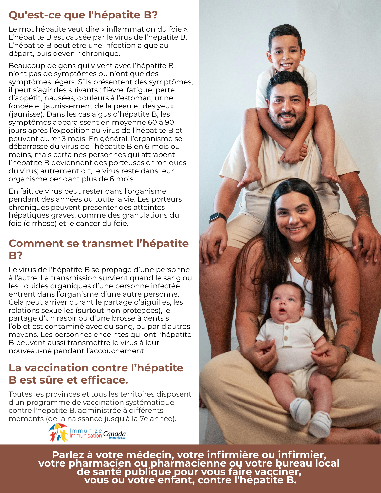 Qu’est-ce que l'hépatite B? (affiche 3)